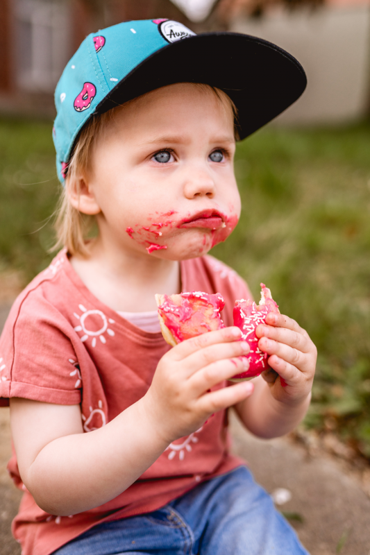 Pink Glazed Donuts